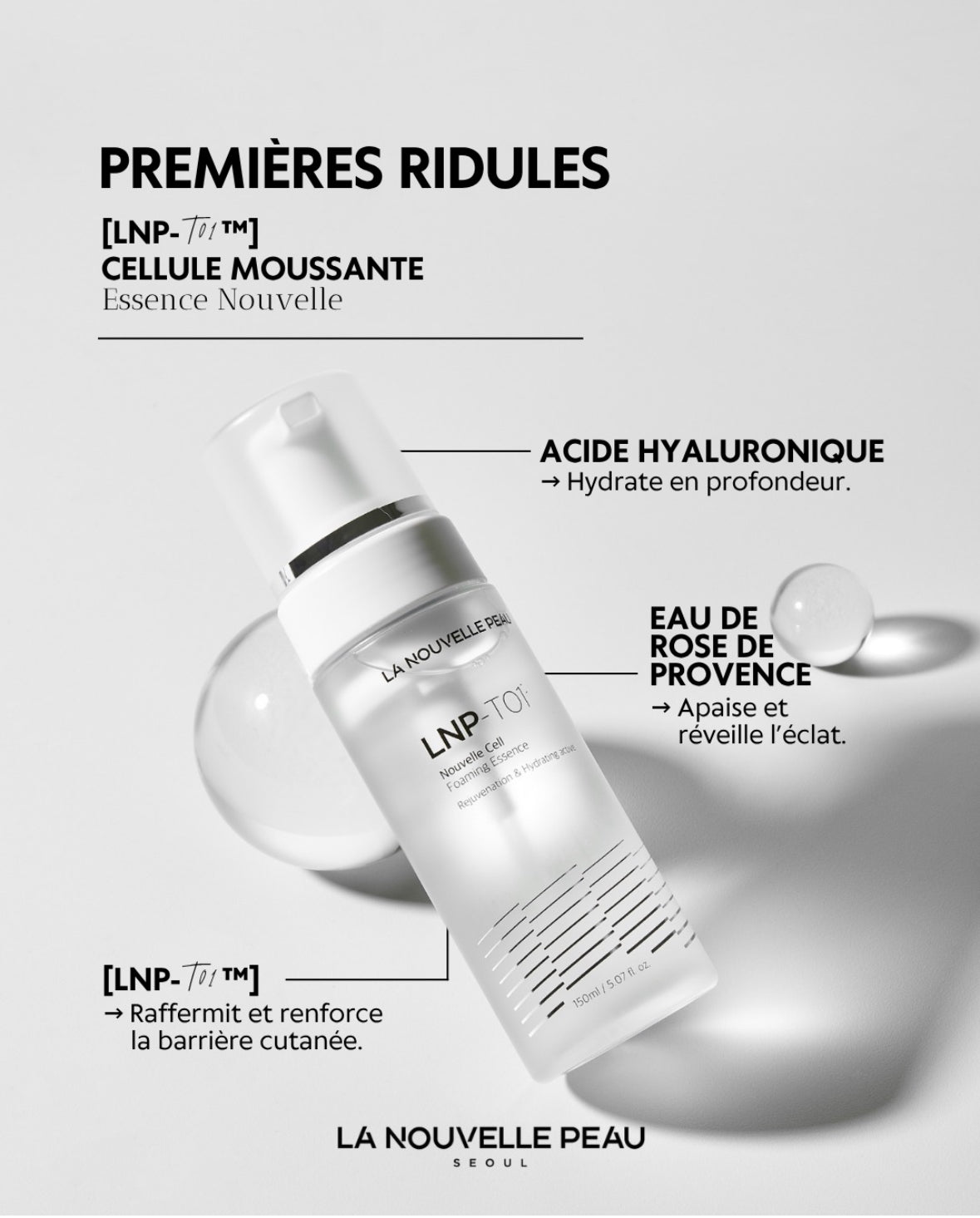 LA NOUVELLE PEAU - T01 Essence Nouvelle Cellule Moussante 150ml