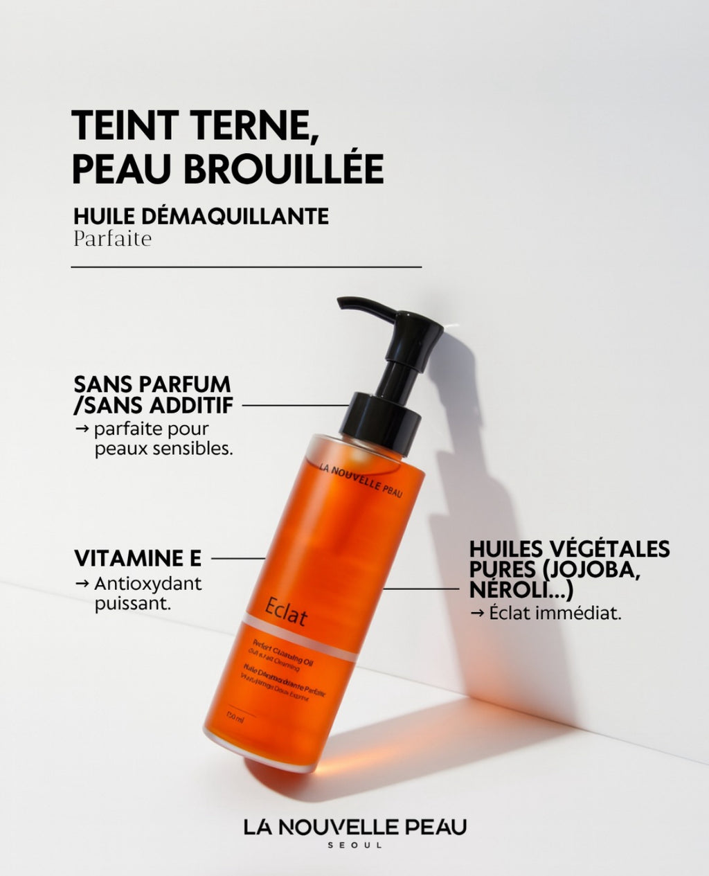 Coffret soin La Nouvelle Peau - Eclat - Double nettoyage coréen