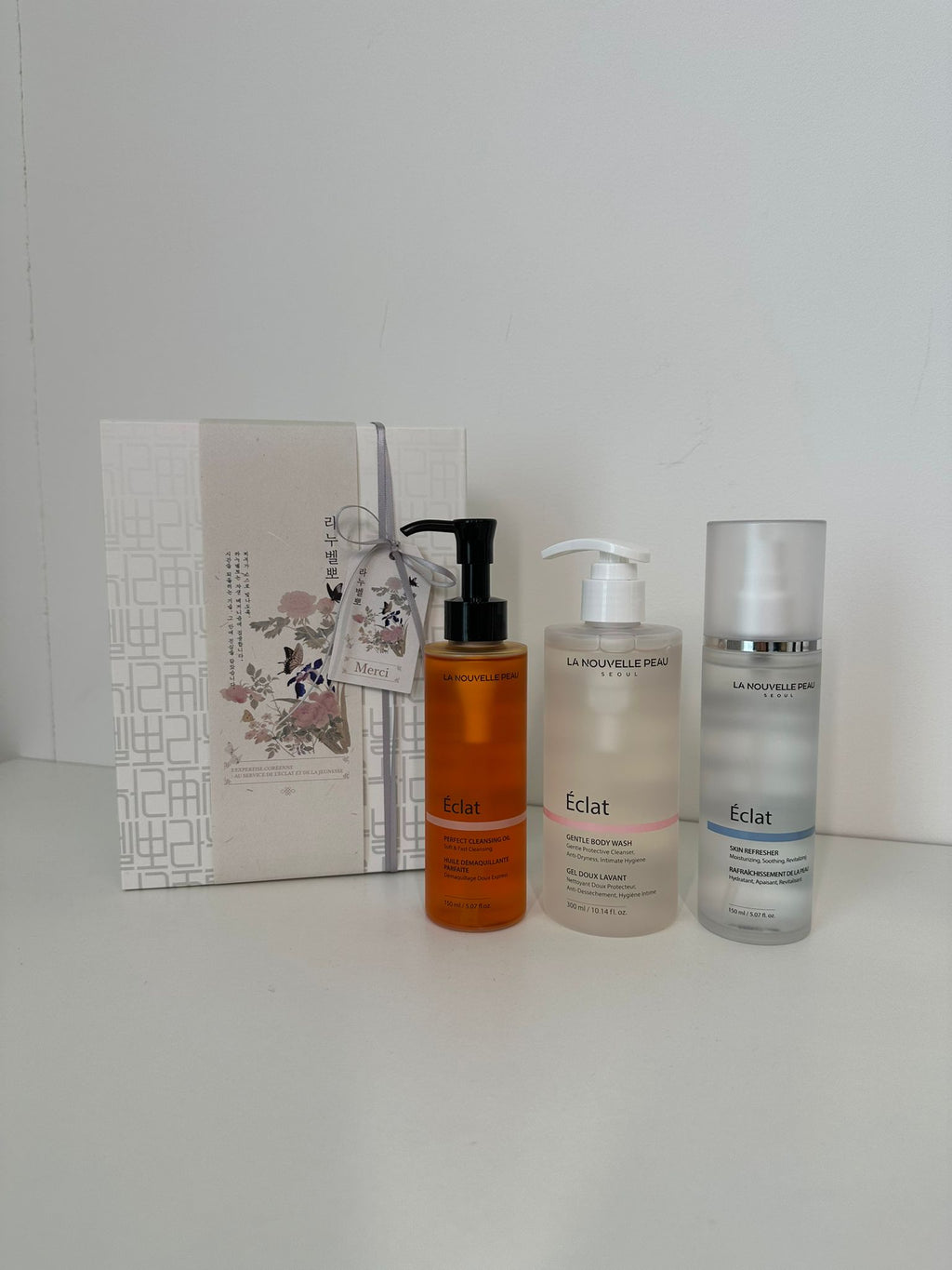 Coffret soin La Nouvelle Peau - Eclat - Double nettoyage coréen